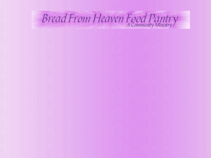 www.breadfromheavenfoodpantry.com