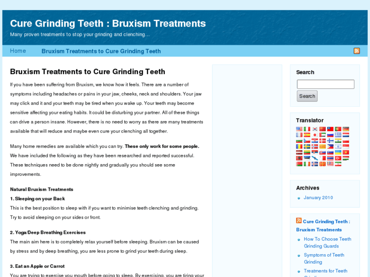 www.cure-grinding-teeth-bruxism-treatments.com