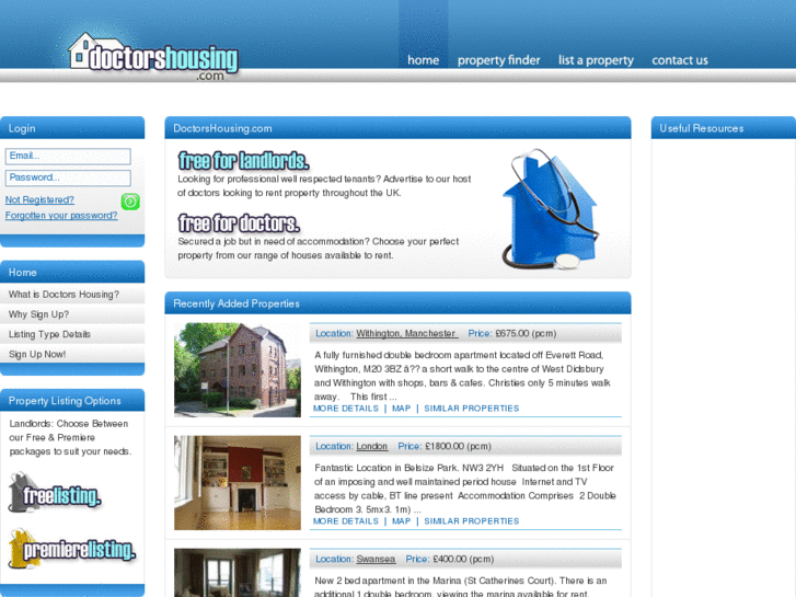 www.doctorshousing.com