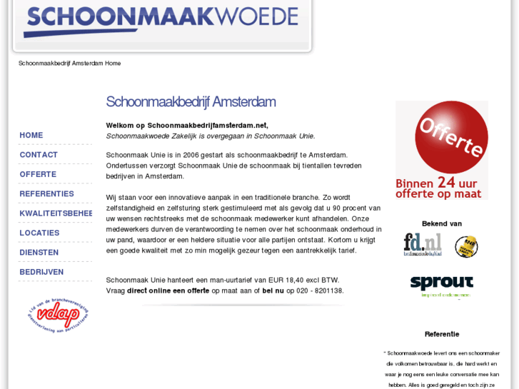 www.schoonmaakbedrijfamsterdam.net