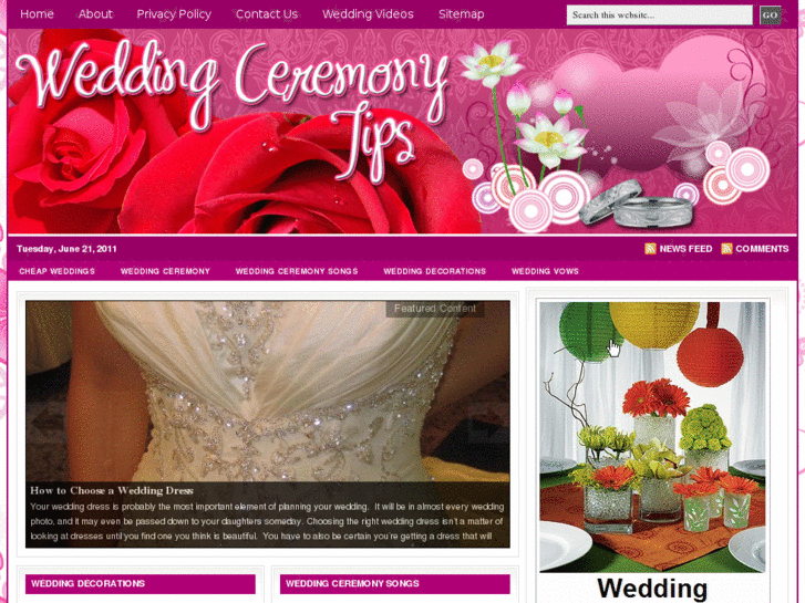 www.weddingceremonytips.com