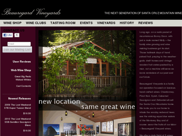 www.beauregardvineyards.com