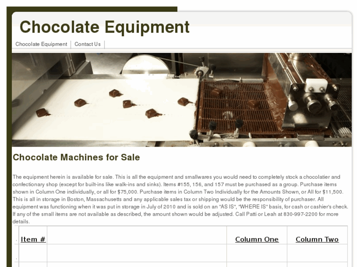 www.chocolateequipment.net