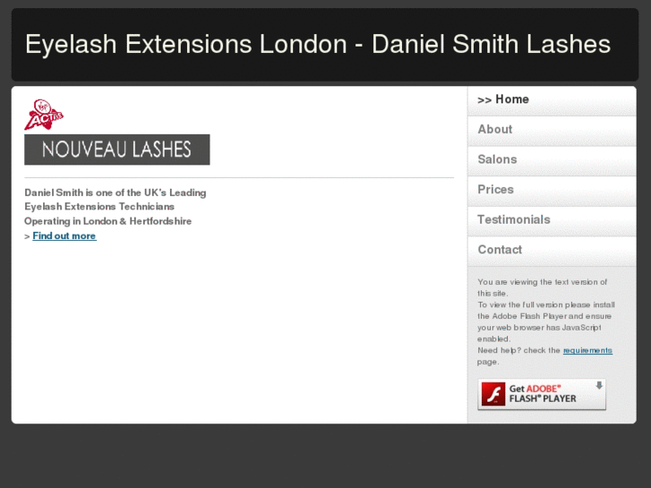 www.danielsmithlashes.com