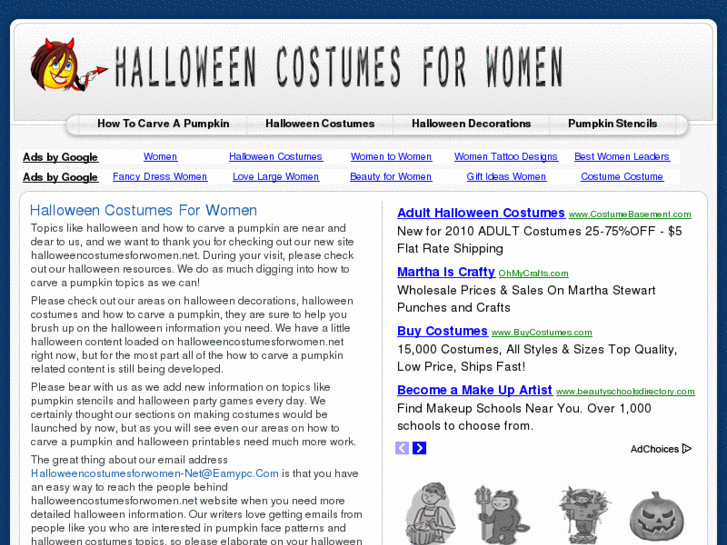 www.halloweencostumesforwomen.net