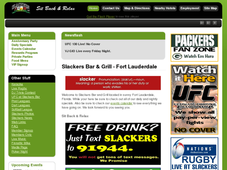 www.slackersbarandgrill.com