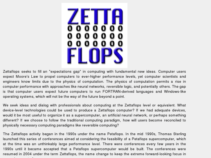 www.zettaflops.org