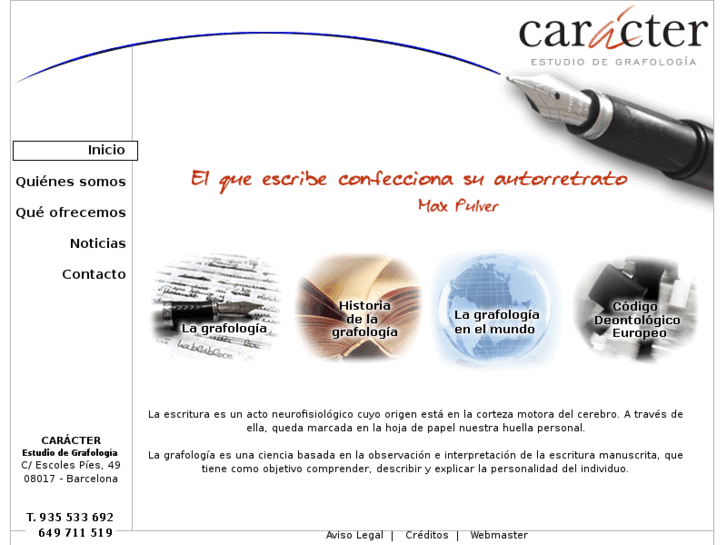 www.caracter-grafologia.com