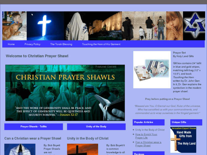 www.christianprayershawl.com