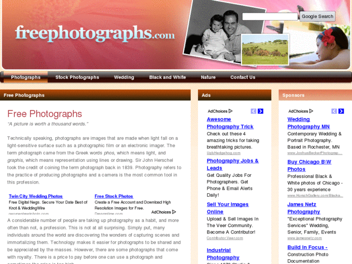 www.freephotographs.com