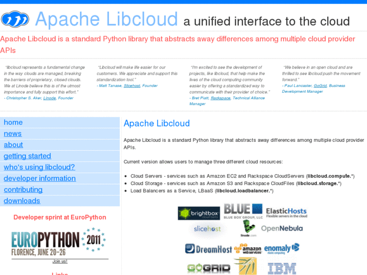 www.libcloud.com