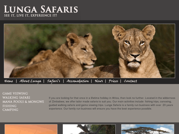 www.lungasafari.com