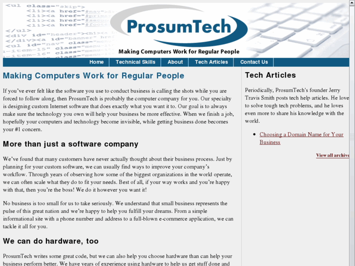 www.prosumtech.com