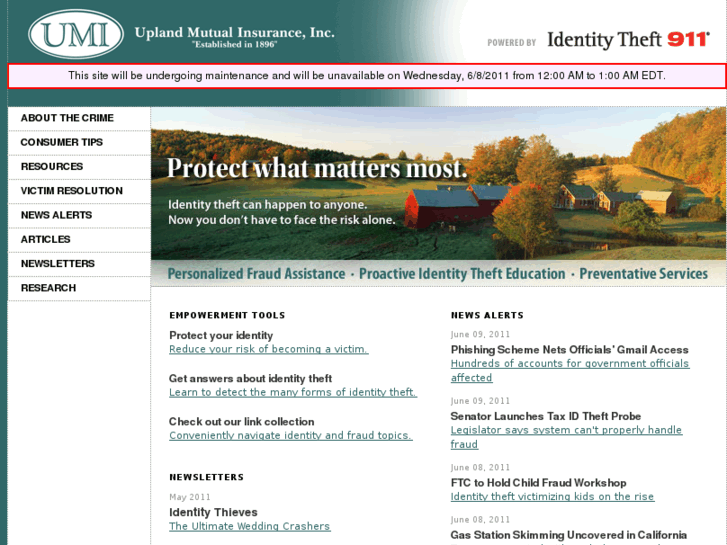 www.uplandmutual-idtheft.com