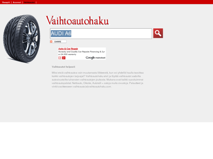 www.vaihtoautohaku.com