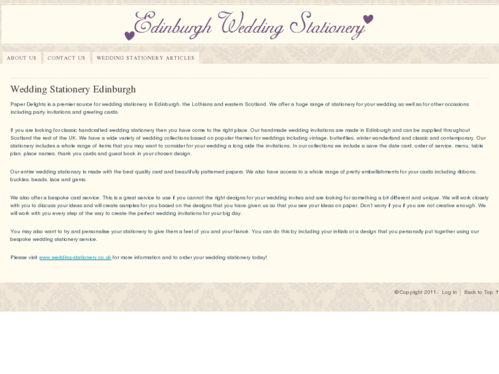 www.weddingstationeryedinburgh.com