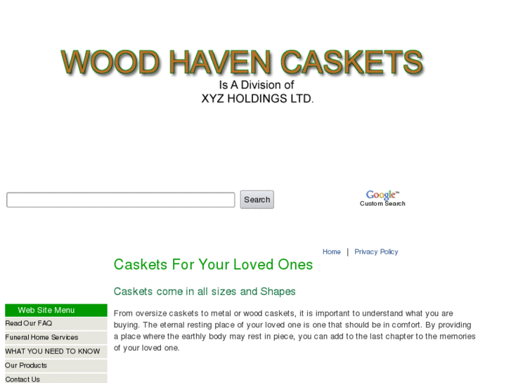 www.woodhavencaskets.com