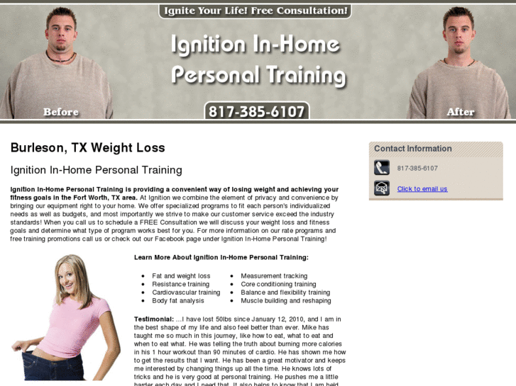 www.ignitionpersonaltrainingtx.com