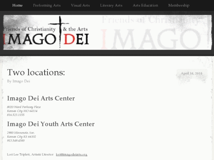 www.imagodeiarts.org