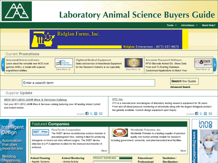 www.laboratoryanimalsciencebuyersguide.com