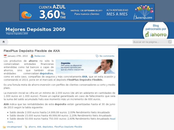 www.mejoresdepositos2009.es