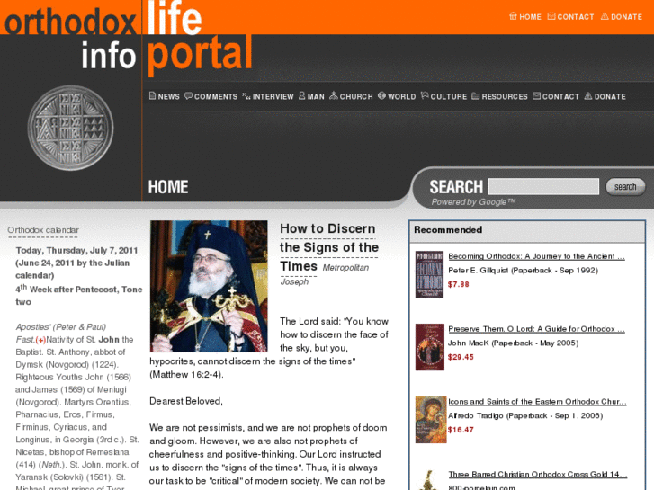www.orthodoxlife.info