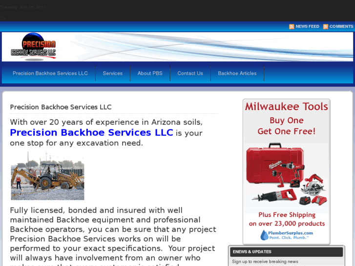 www.precisionbackhoeservice.com
