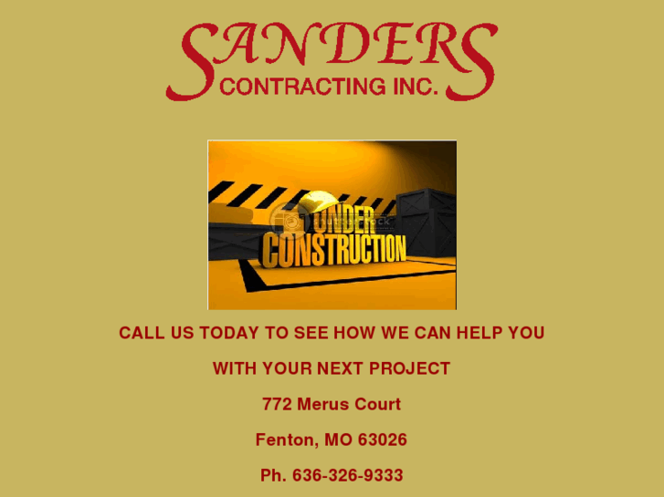 www.sanderscontractinginc.com