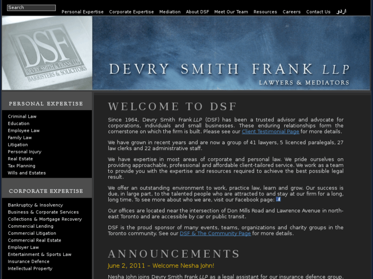 www.devrysmithfrank.com