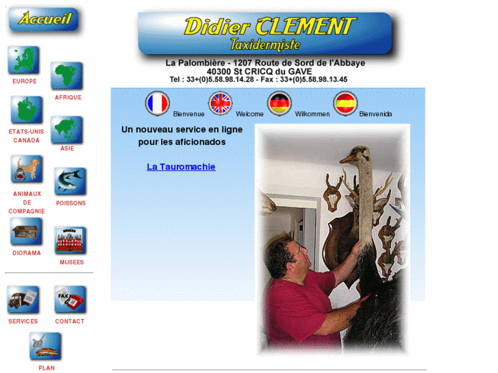 www.didier-clement-taxidermiste.com