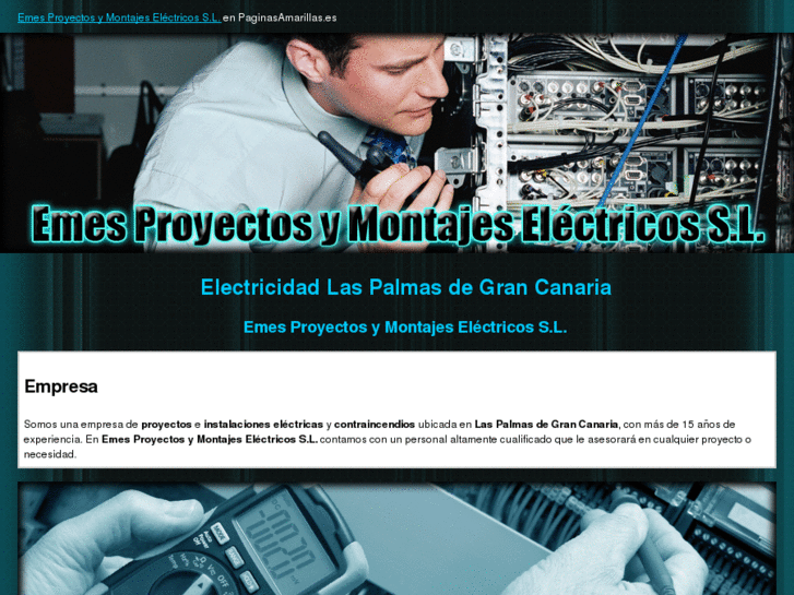 www.emesproyectosymontajeselectricossl.com