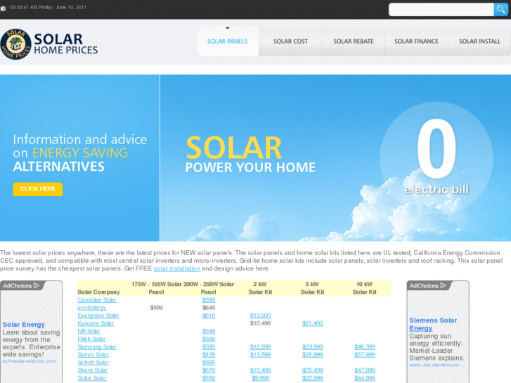 www.solarhomeprices.com