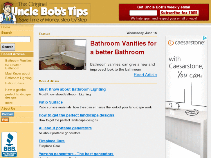 www.unclebobstips.com
