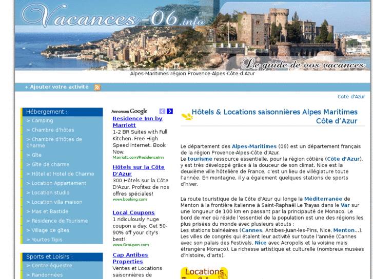 www.vacances-06.info