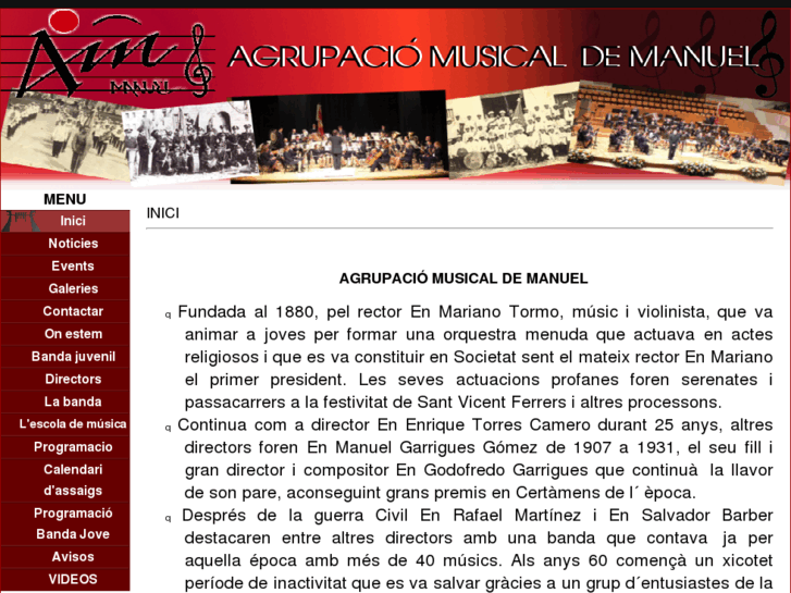 www.agrupmusicalmanuel.es