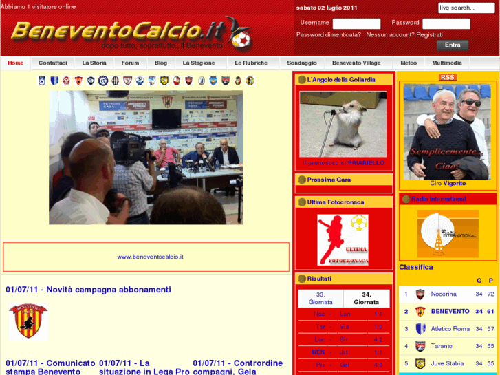 www.beneventocalcio.it