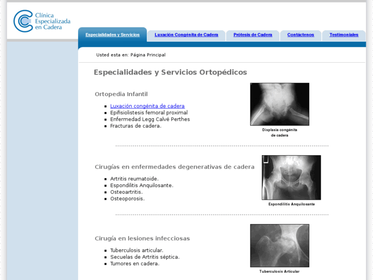 www.clinicadecadera.com