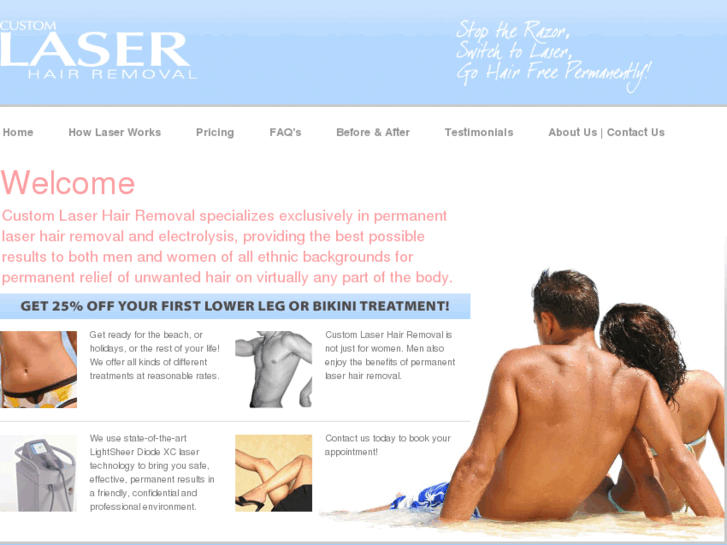 www.customlaserhairremoval.com