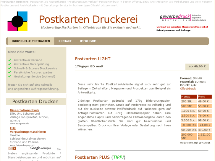 www.druckerei-postkartendruck.de