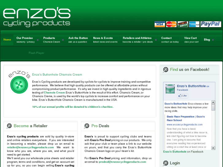 www.enzoscyclingproducts.com