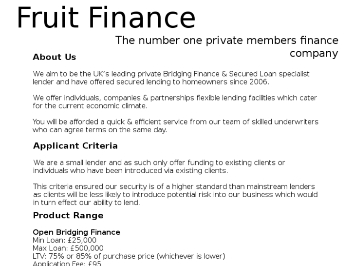 www.fruitfinance.net