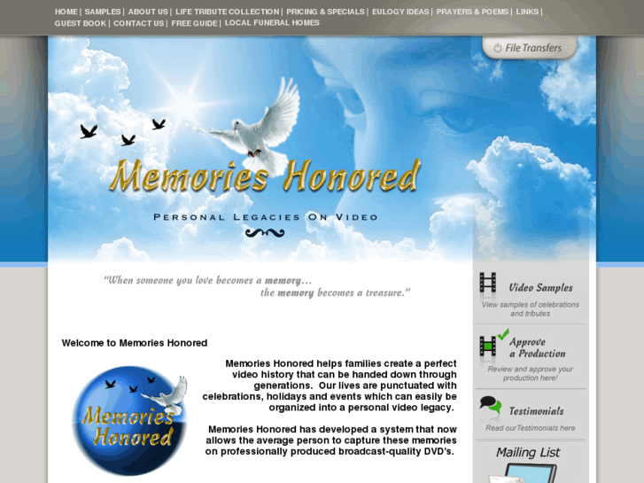 www.memorieshonored.com