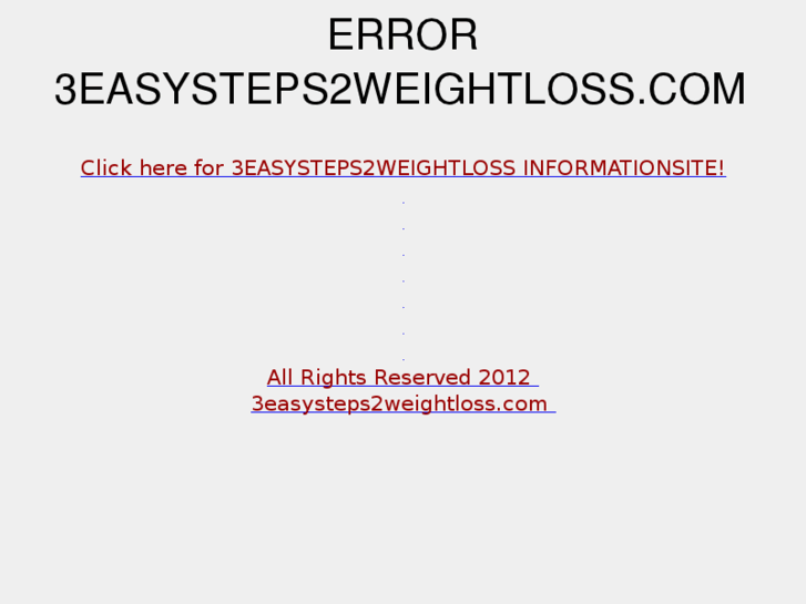 www.3easysteps2weightloss.com