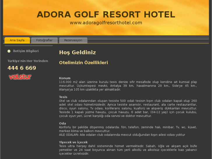 www.adoragolfresorthotel.com