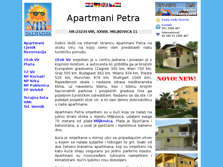 www.apartmani-vir.net