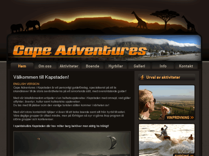 www.capeadventures.se