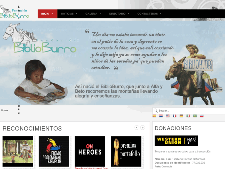 www.fundacionbiblioburro.com