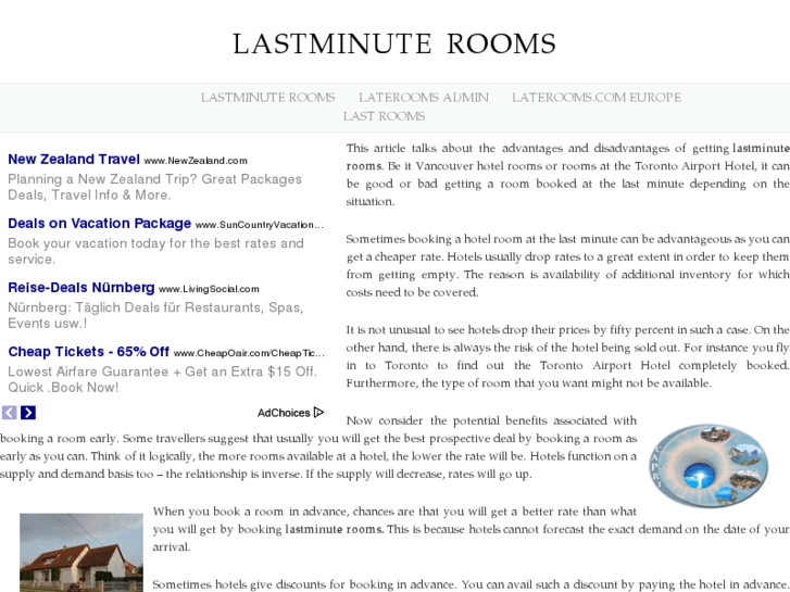 www.lastminuterooms.info