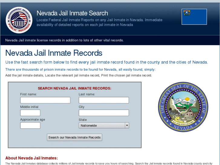 www.nevadajailinmates.org