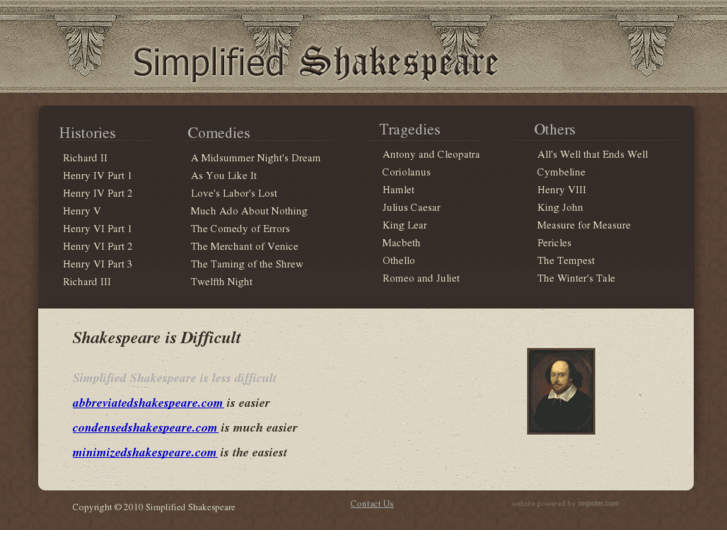 www.simplifiedshakespeare.com